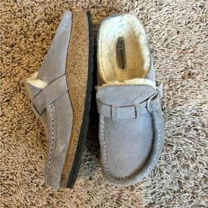 Birkenstock Buckley suede clog